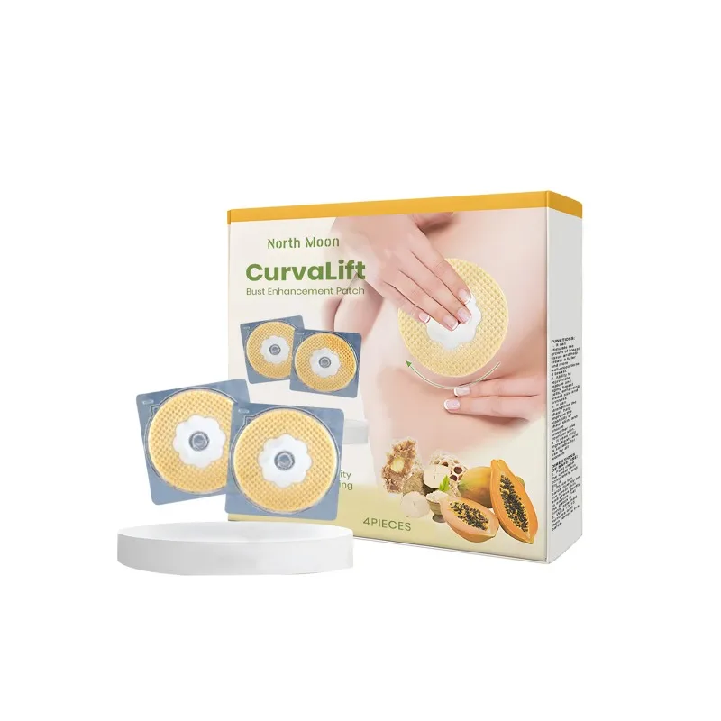 Parche curvo para realzar el busto, levantamiento de senos Sexy, reafirmante, cuidado nutritivo, pegatina Invisible fina y transpirable para el pecho para mujer