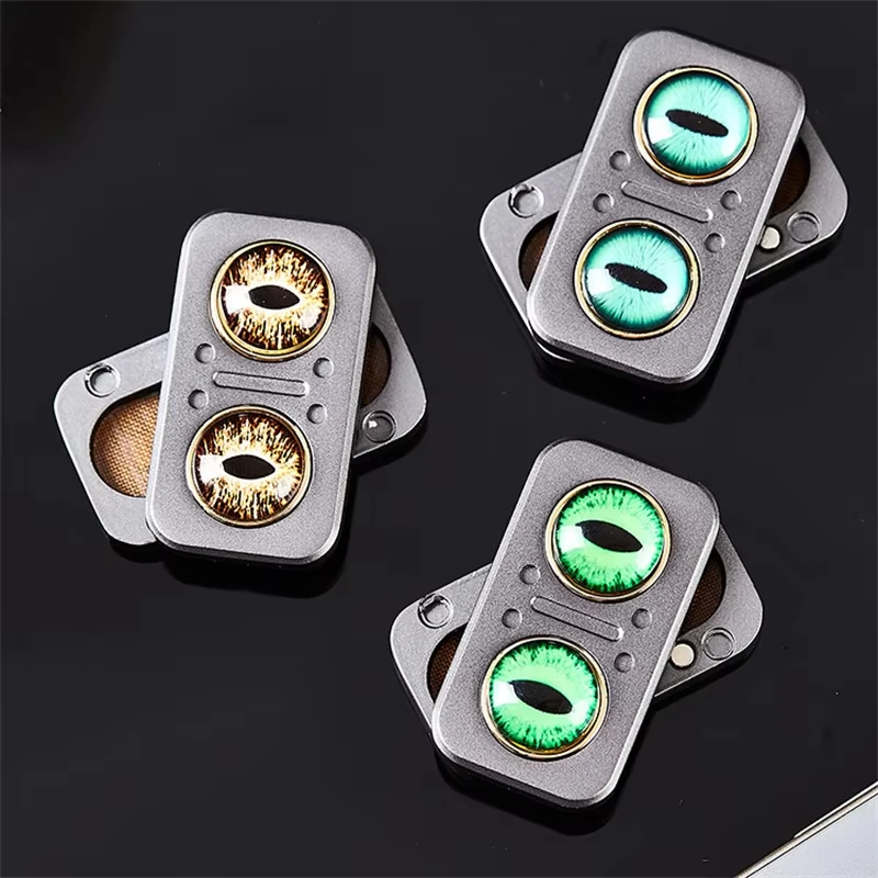 Exquisite owl EDC decompression toy alloy fingertip gyroscope personalized sliding decompression office and leisure toy
