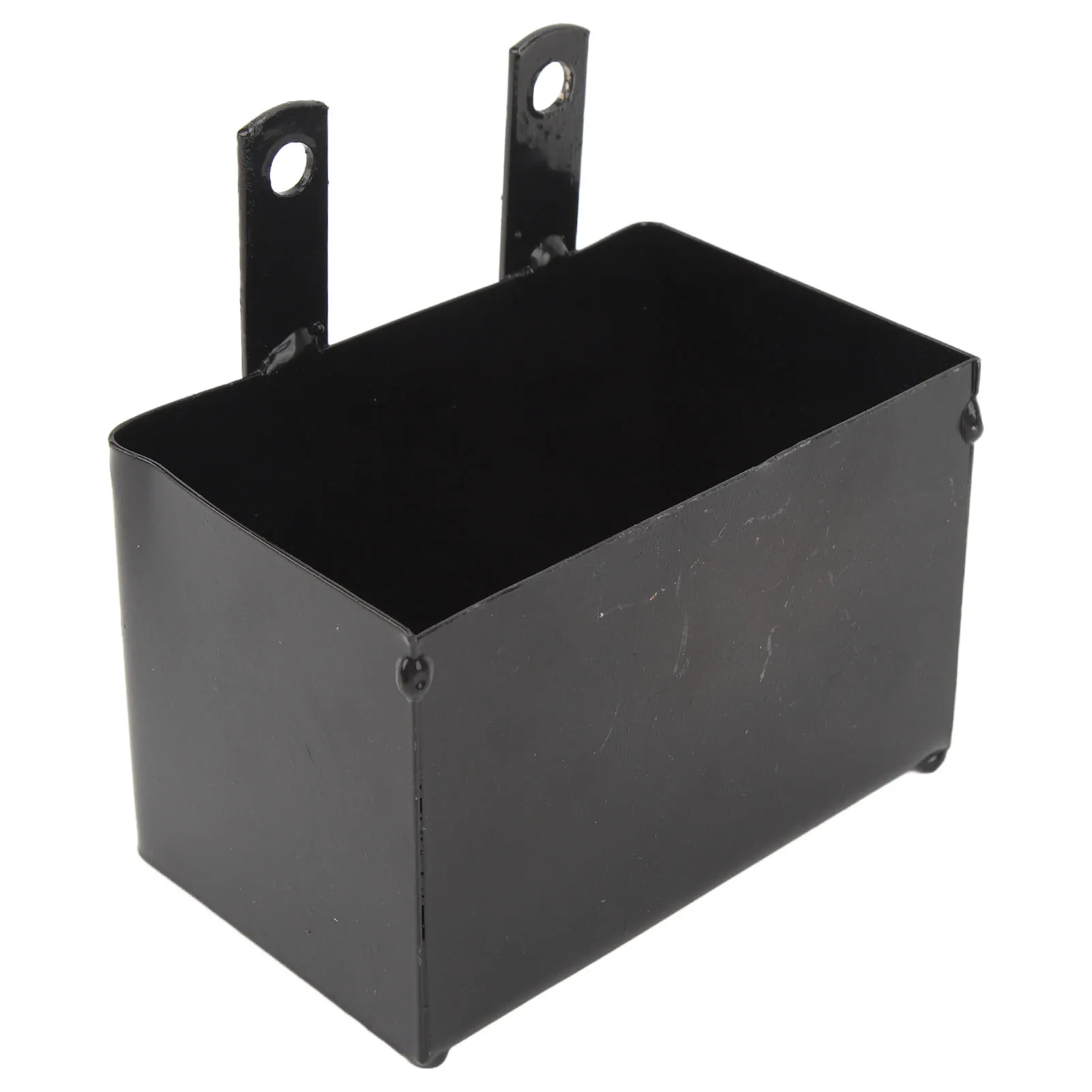 ATV حافظة حامل البطارية حافظة حامل البطارية هيكل قوي أسود مقاوم للصدأ لـ 50cc إلى 125cc ATV دراجة نارية الترابية