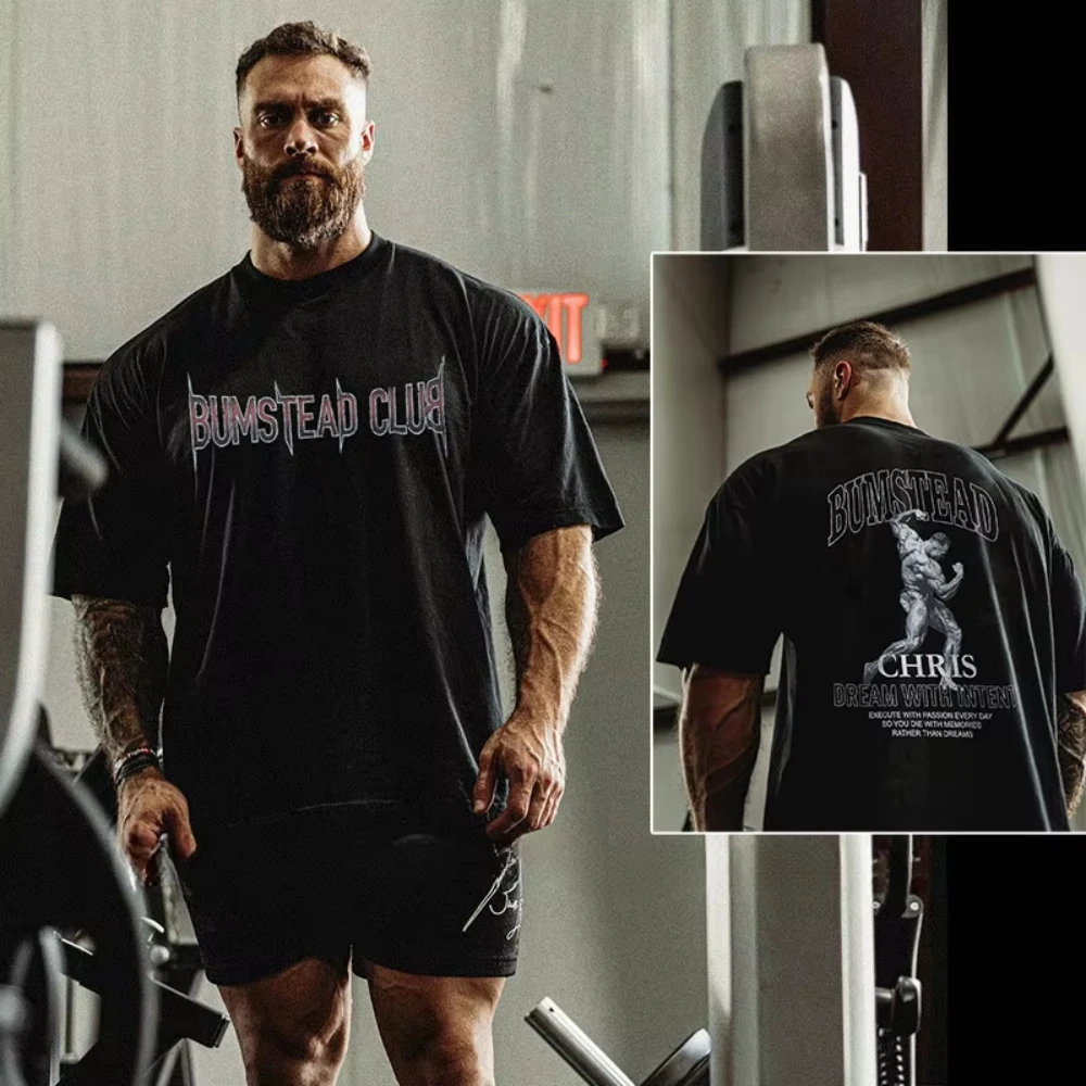 New 2026 Fitness Gym Motivational Graphic Printed Cotton Kids Adults Unisex Short Sleeve T-Shirt, Workout Streetwear Tops