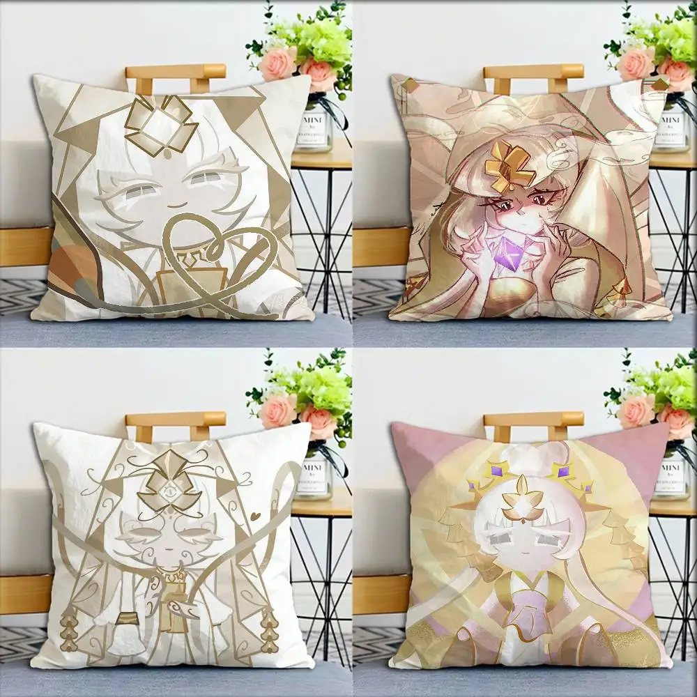 M-Mystic F-Flour Cookie  Various Sizes Square Pillow Case For Car Home Bedchamber Decor