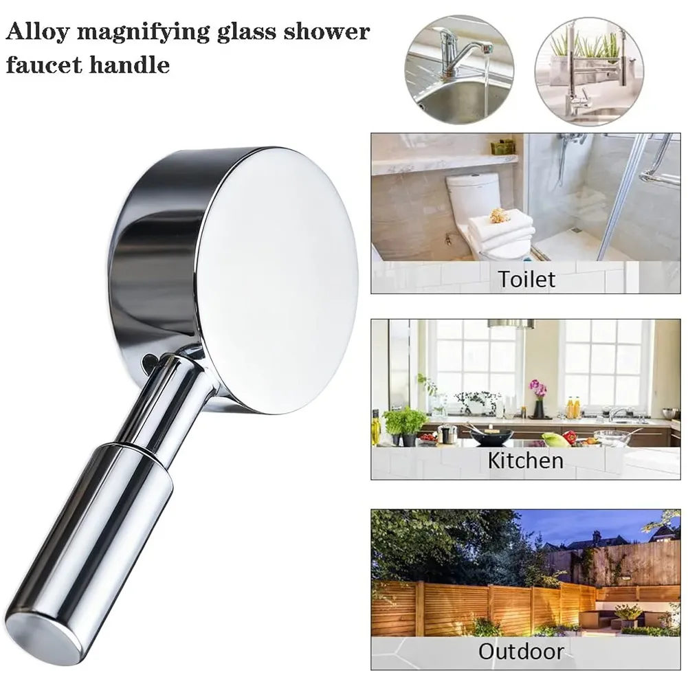 

Shower Mixer Handle Replacement for 40mm Cartridge Fits Most Existing Faucet Systems Without Full Removal Required