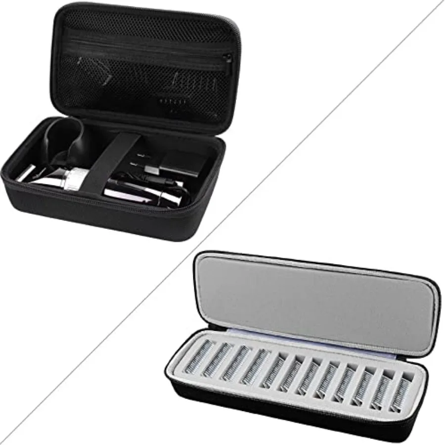 

Case for Hatteker Hair Clipper Cordless, Beard Trimmer Organizer Storage for Men Hair Cutting Kit Precision Shaver with Groomin