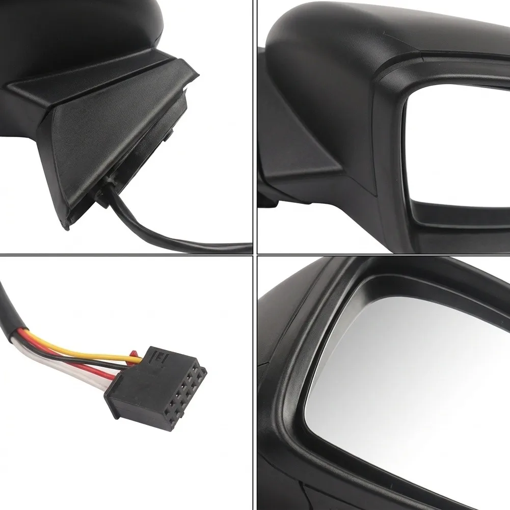For GOLF 7 Right Hand Mirror Assembly 2012-2020 LHD 6PIN Interface Compatible with OEM 5G1857508AF 5G1857507BF