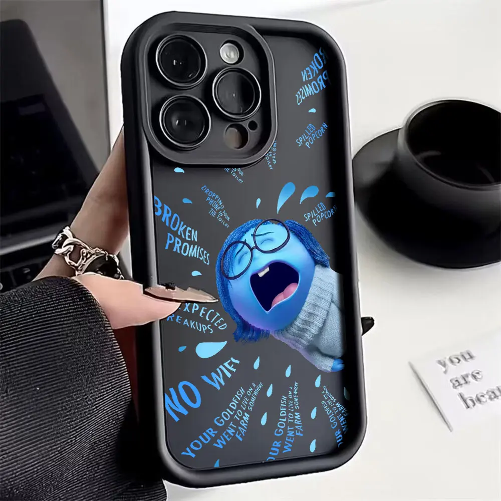 Inside Out Disney Phone Case For Xiaomi Redmi K30 K40 K50 A1 A3 Note 8 9 10 11 12 12S 13 Pro Plus 4G 5G Soft TPU Back Cover