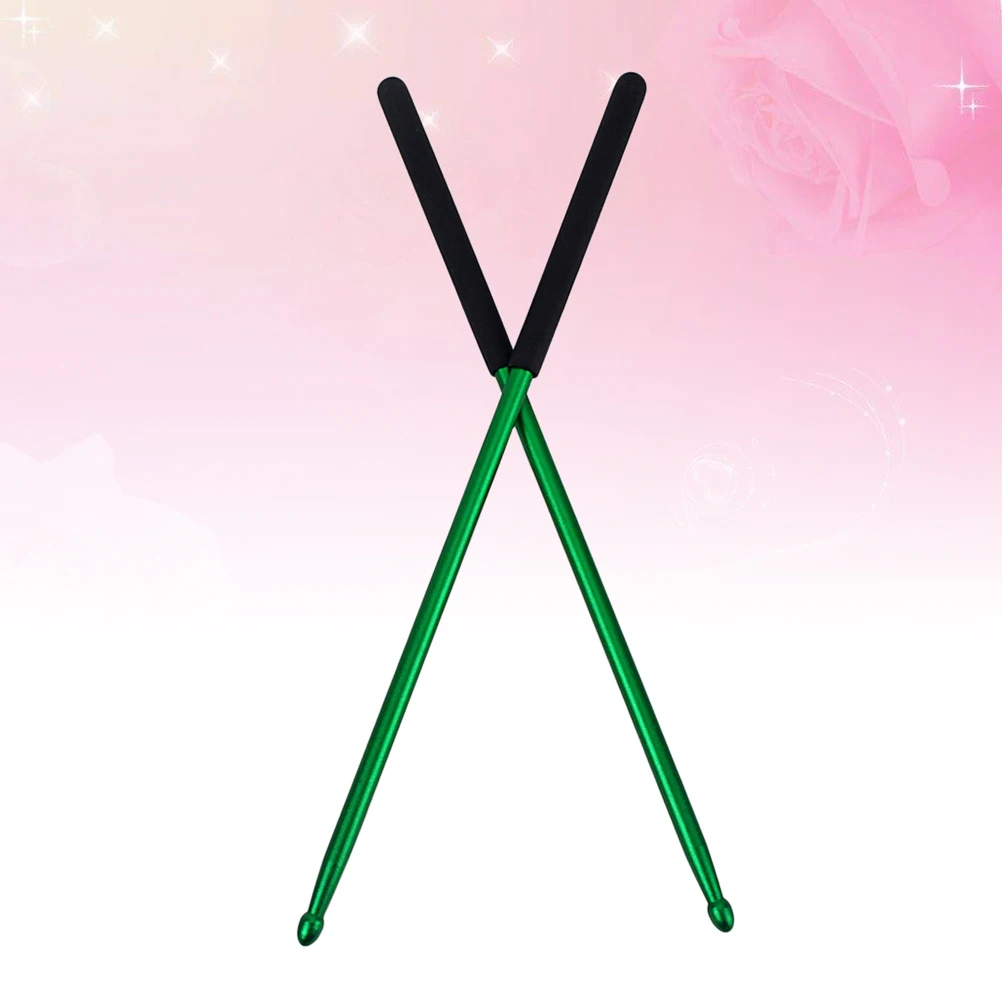 

Metal Drum Stick Aluminium Alloy Pad Anti-rust Durable Solid Drummer Tool Technique Improvement Beginner Advanced