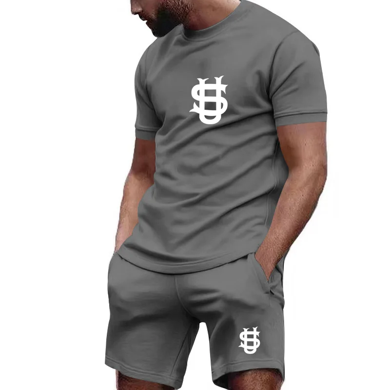 

Best-selling teenage men's sets: short-sleeved sets, casual sports shorts sets, men's T-shirts + shorts two-piece sets