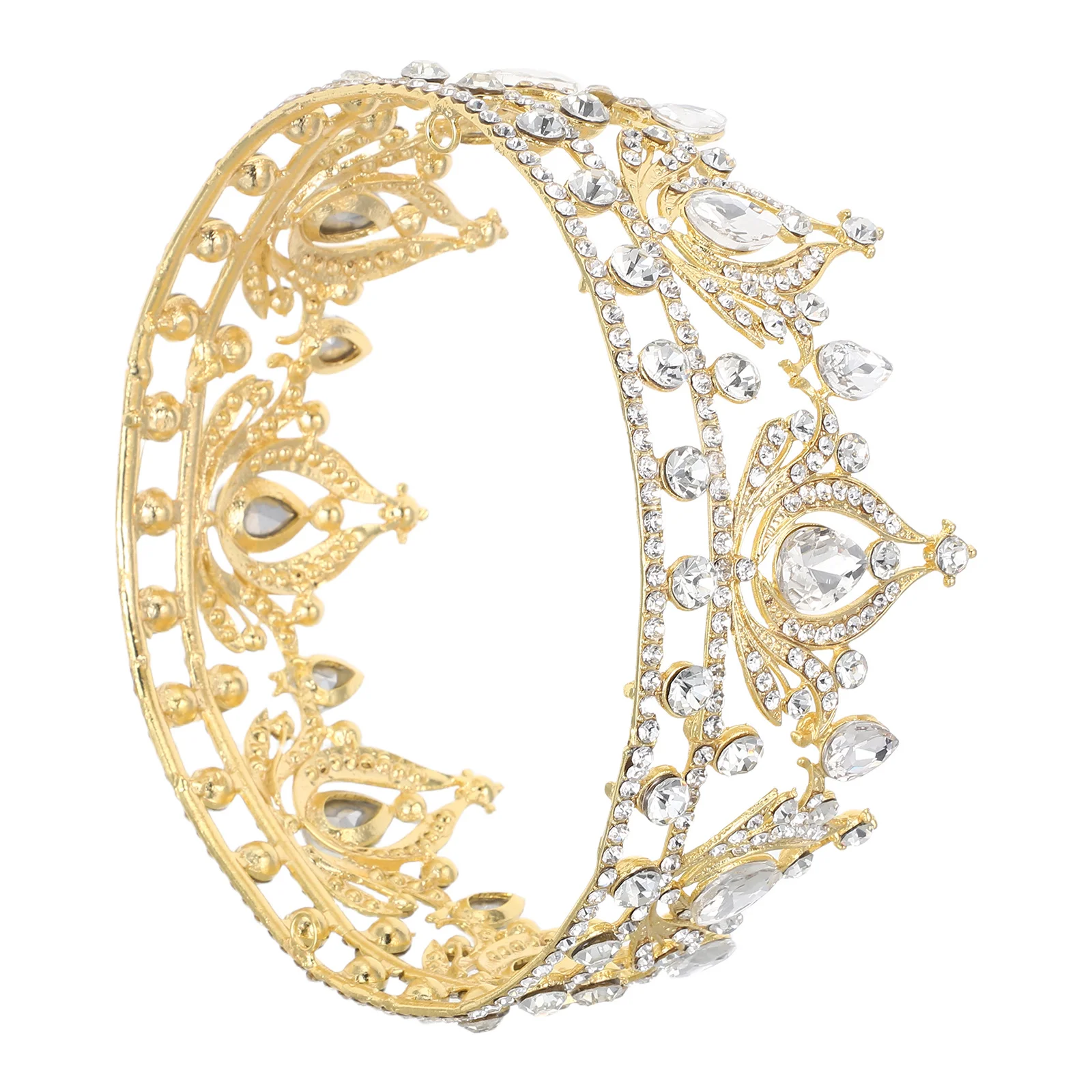 

Crown Hair Accessory Rhinestone Bridal Tiara For Women Wedding Party Prom Birthday Headband Princess