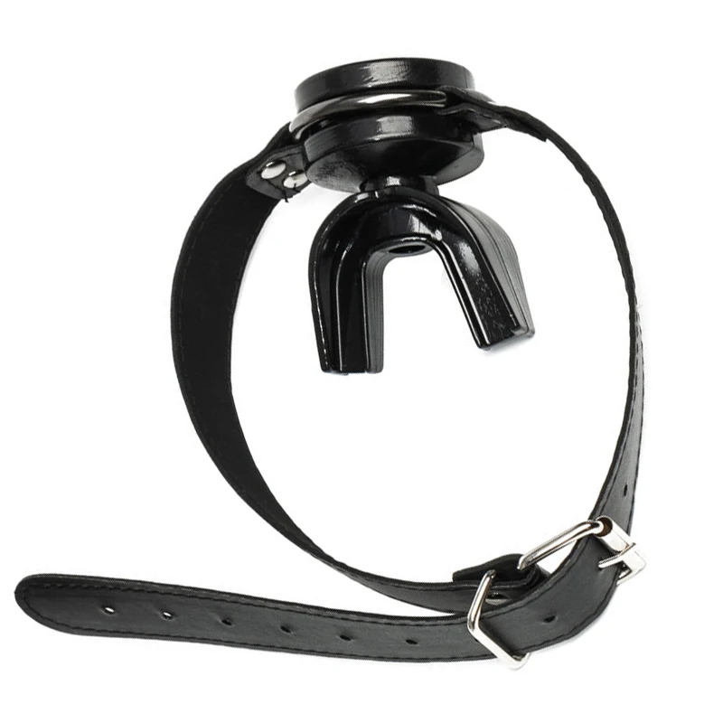 Sex Toys for Couples SM Bondage Open Mouth Gag Ring Oral Fixation Rubber Lips Adult Product Fetish Restraints Leather