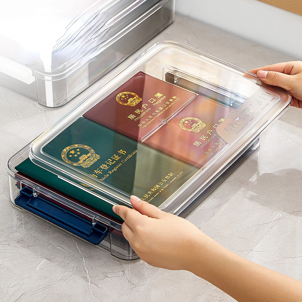 PET 투명 문서 보관함, 가정용 서랍, A4 파일 분류 상자, 사무실 데이터 보관함, 보관 정리함