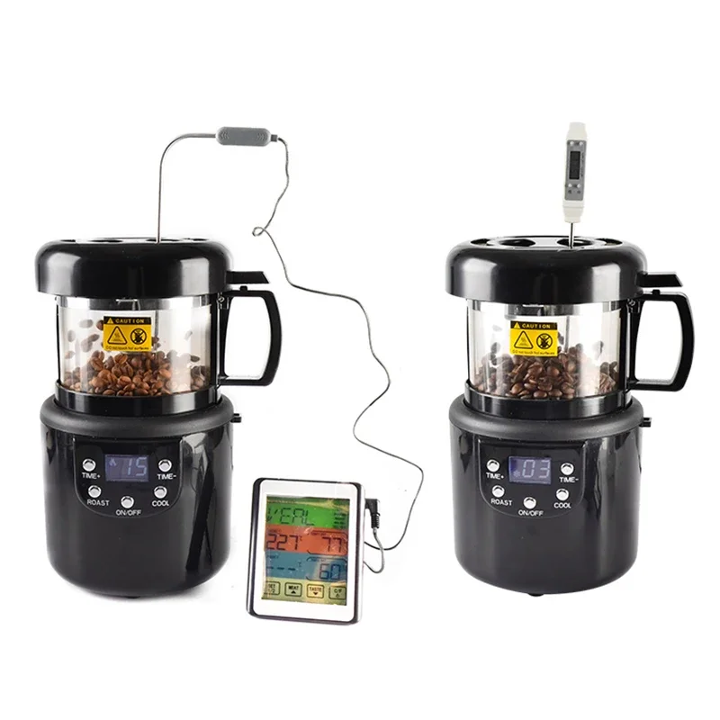 No Smoke Coffee Beans Machine 1400W EU Plug 220V 80g Capacity 110v Coffee Roaster Coffee Roasting Machine