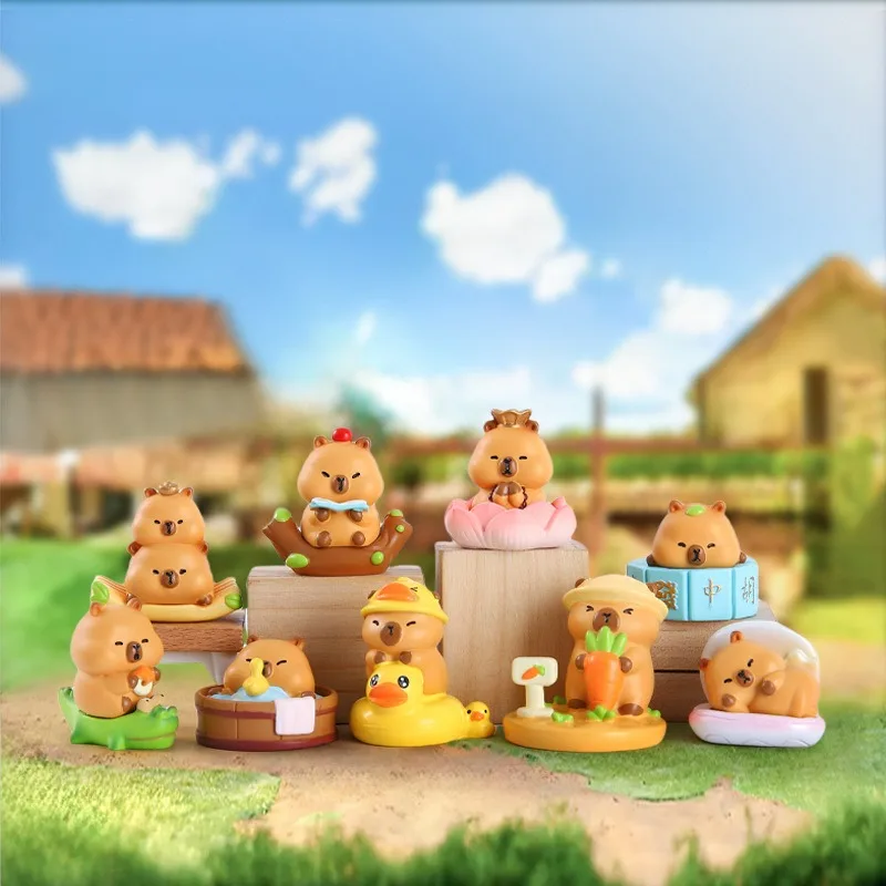 

Таинственная слепая коробка Капибара, креативная секретная кукла-дельфин, настольные изысканные украшения, коробка-сюрприз, детский подарок на день рождения