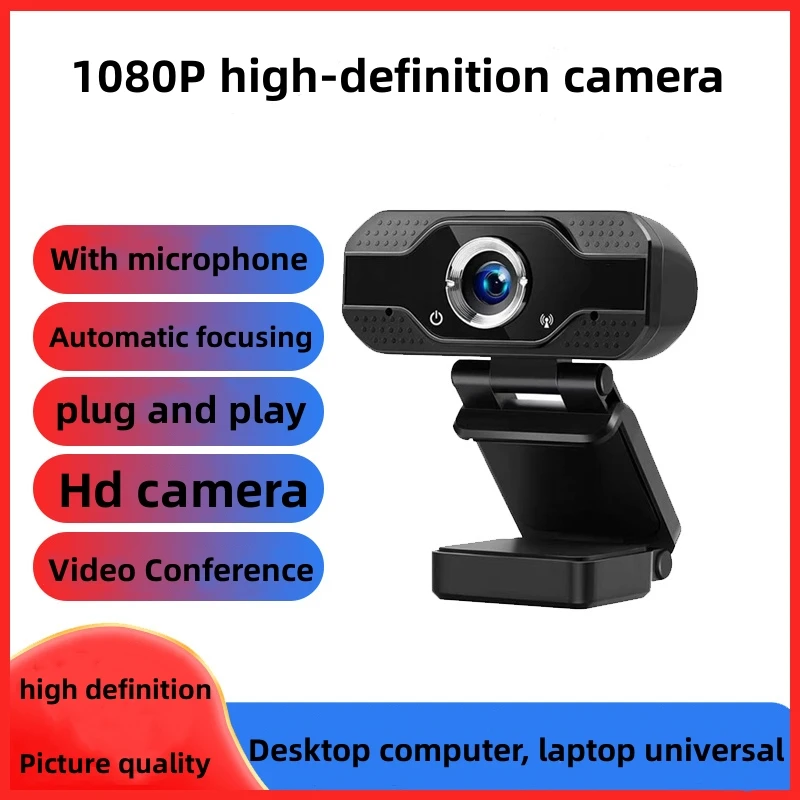 

Webcam 1080P Full HD USB Mini Web Camera Autofocus With Microphone Web Cam For PC Computer Mac Laptop Streaming YouTubeWebcamera