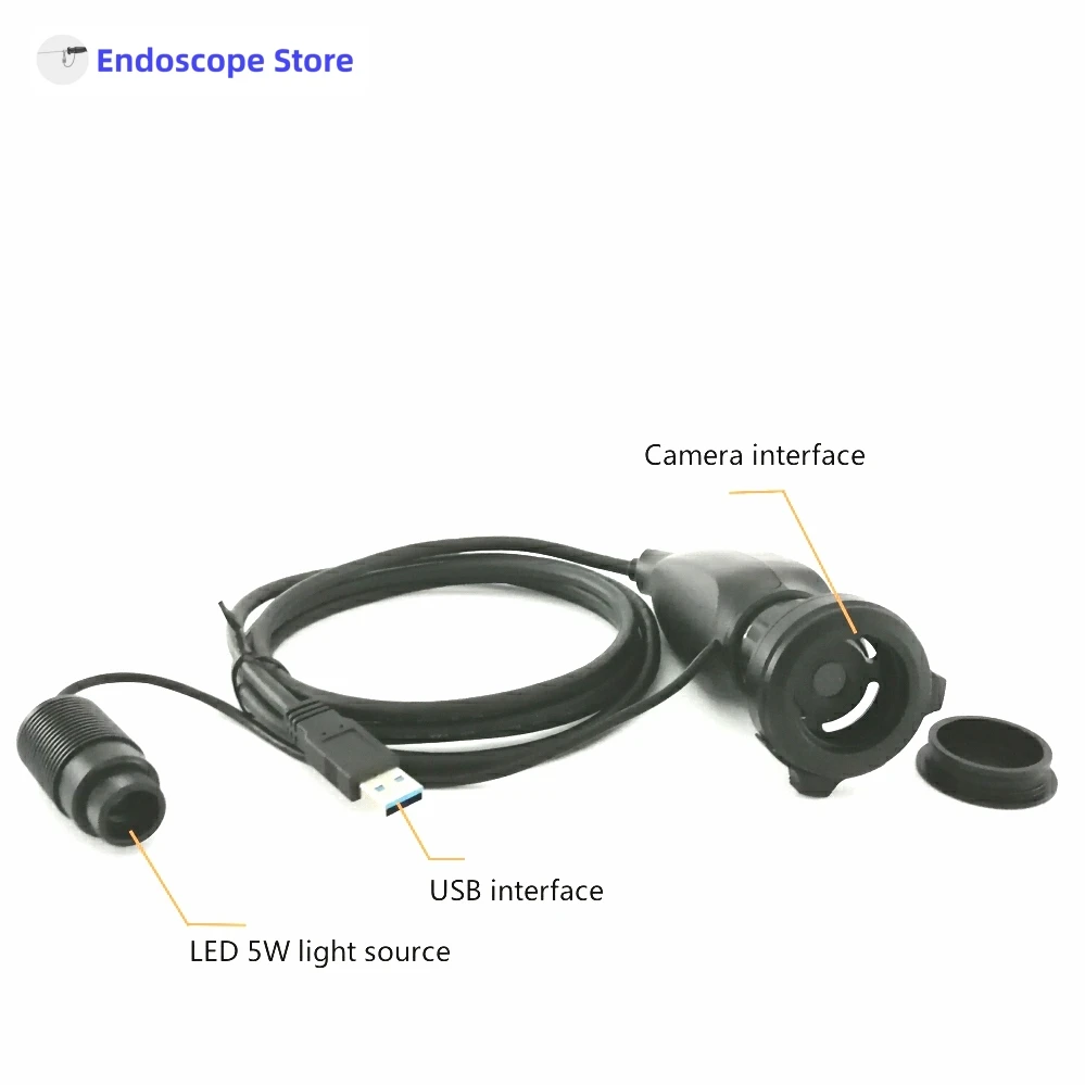 HD 1080P Portable Endoscope USB Camera With LED Light Source ENT Veterinary Animal Hospital