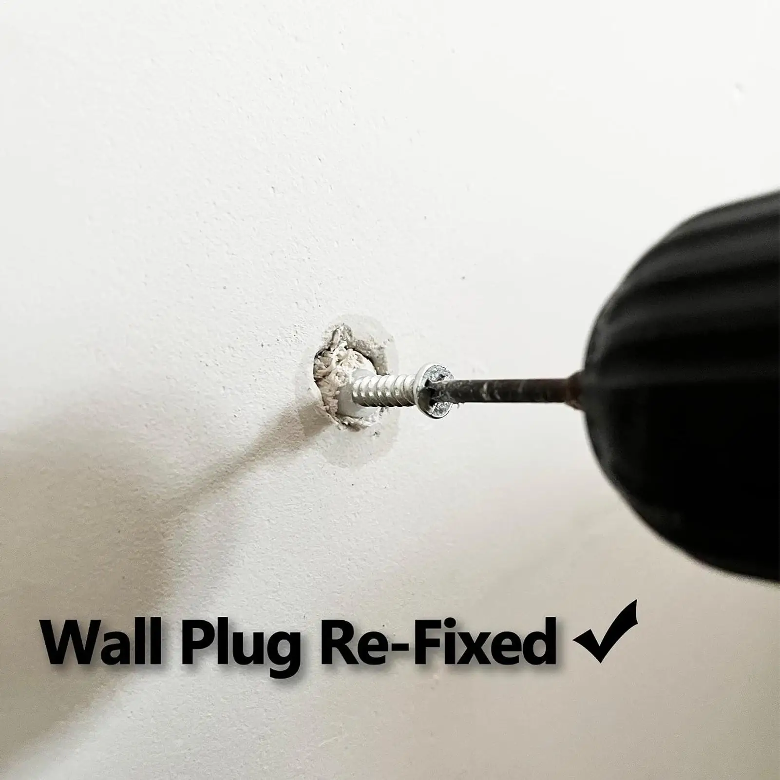 Wall Hole Repair Kit 50 Pieces Concrete Screws Filler Patch Tool Wall Masonry Repair Kit For Bathroom Home Industry Outdoor