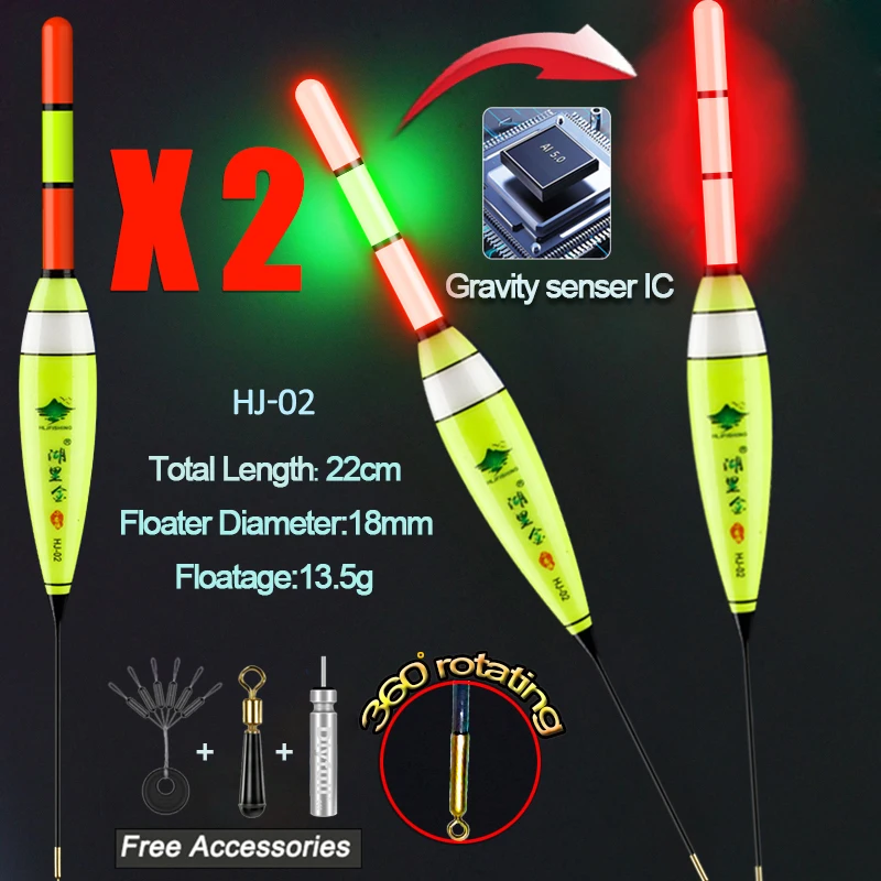 HULIKING Neu eingetroffene Angelposen mit intelligentem IC-Schwerkraftsensor, Farbwechsel, hoher Helligkeit, elektrischer LED-Beleuchtung, leuchtende Angelzubehörteile für Felsenangeln 9