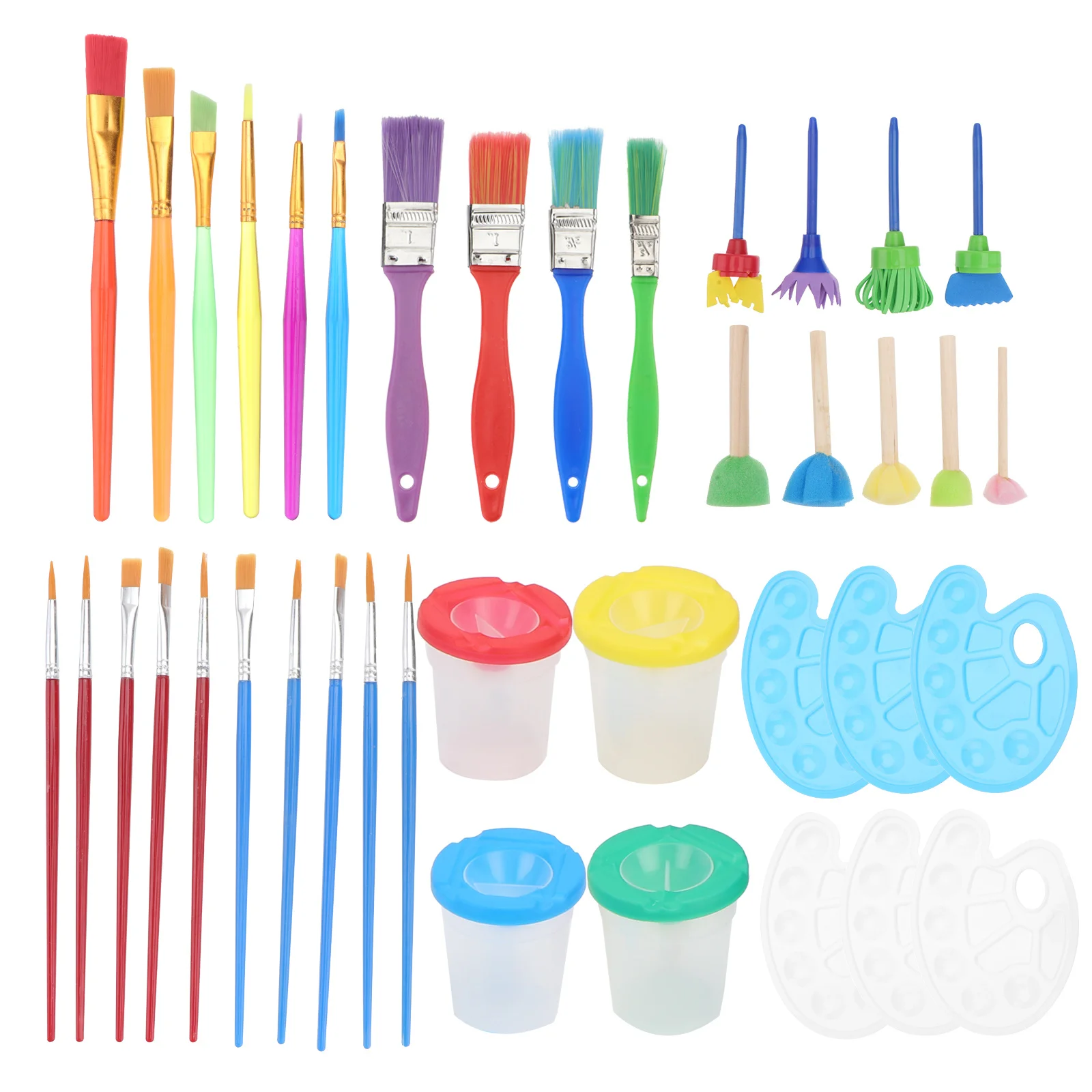 

1 set Brush Set For Acrylic Oil Watercolor Painting Gouache Watercolor Painting Set Face Art Color Palettes Art Paintbrush