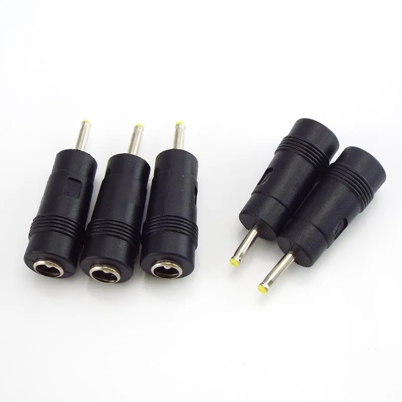 1/5/10pcs Female 5.5*2.1mm to Male 2.5*0.7mm Connectors DC Power Adapter PC Tablet Power Charger Adaptor Jack Plug B5