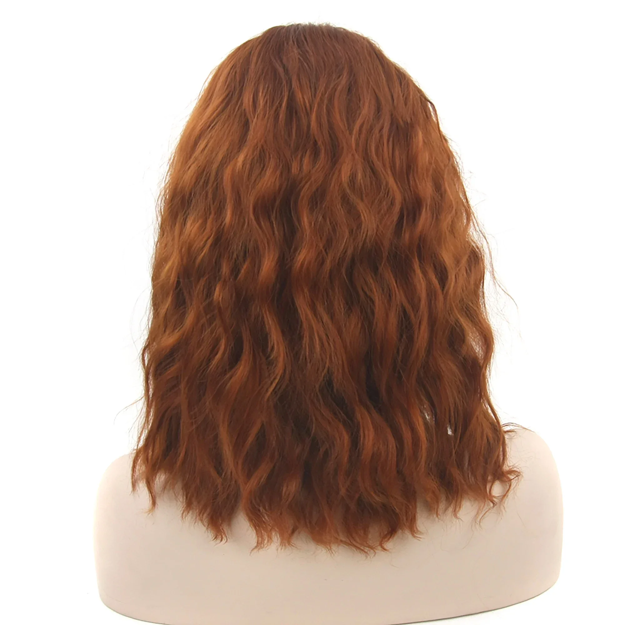 Synthetic Hair Orange Cosplay Wig Curly Short Women Hairpiece Party Hair Wigs Hair Accessories for Women