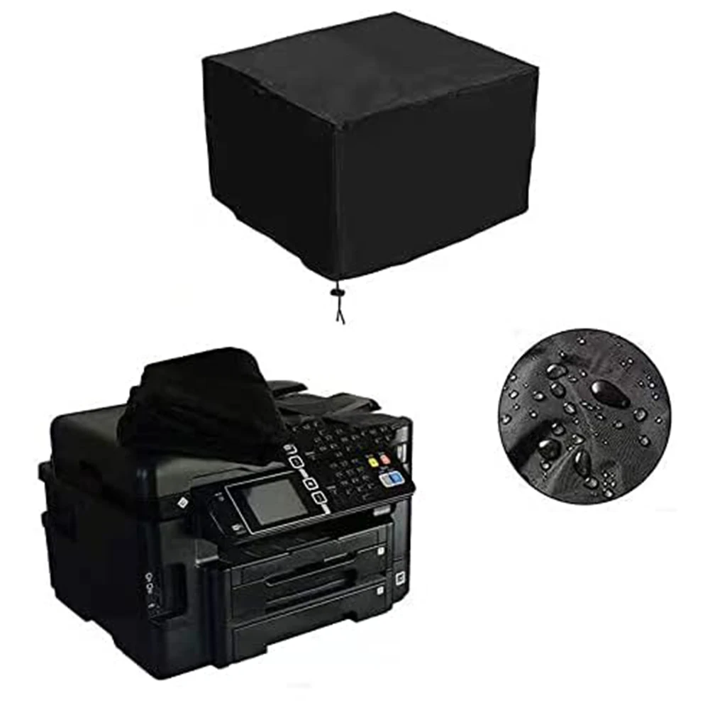 Black Printer Protector Printer Dust Cover Anti-static Printer Protector All-purpose Cover Easy To Clean For Wireless Printers