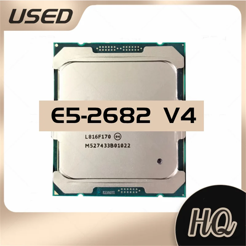 Xeon E5 2682V4 2jt 14 نانومتر 16Cores 32 threads2.5 ghz 35MB W-E5 2682V4