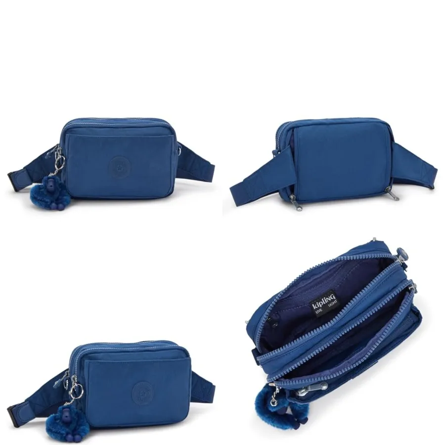 

Women's Abanu Multi Crossbody Bag, Lightweight, Adjustable Nylon Waist Pack with Multi-Compartment Zip Pockets