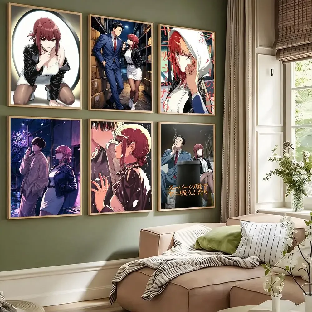 moking Behind the Supermarket with YouAnime News Poster HD Printing Comfortable and Fresh Style Home Decor Living Room Cafe Gift