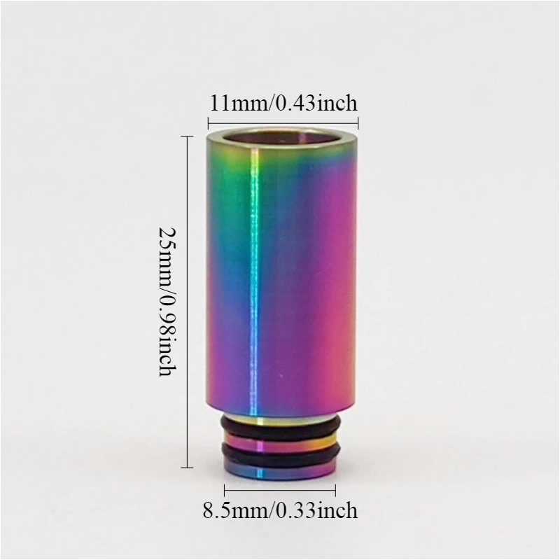 1 قطعة 510 فوهة بالتنقيط الفولاذ المقاوم للصدأ تمديد القش المشترك OD11H25 #3