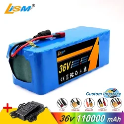 10S4P 36V 110000mAh Electric Scooter Lithium Battery 18650 battery pack 36V 110Ah Electric Scooter Electric Scooter Battery 36v