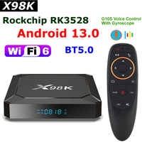 Android 13 TV Box X98K Rockchip RK3528 4GB 32GB WIFI6 BT 5.0 8K Video Decode Media Player 4K HDR 2GB 16GB TV Set Top Box