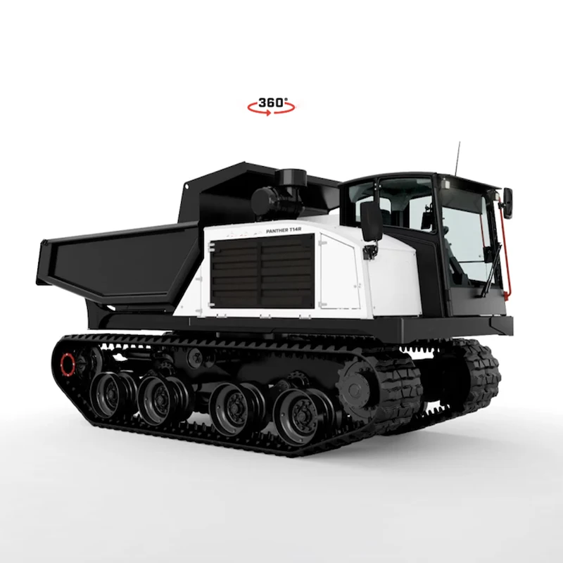 1:43 escala pantera t14r caminhão basculante rotativo engenharia veículo simulação liga modelo exibição brinquedo colecionável presente lembrança