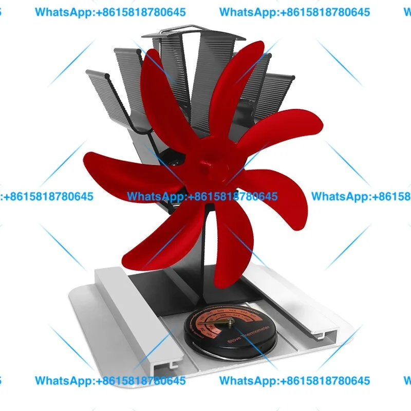 Fireplace fan, temperature difference power generation, high temperature thermal energy fan, outdoor ice fishing, heating stove