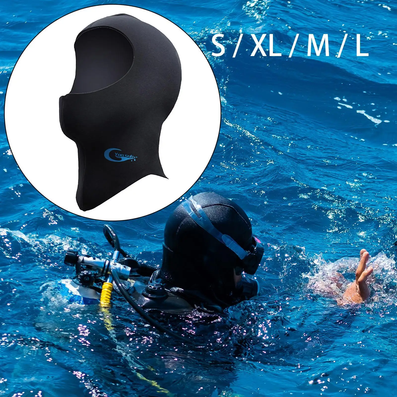 

Гидрокостюм с капюшоном для мужчин и женщин, защитная шапка для плавания, капюшон для подводного плавания