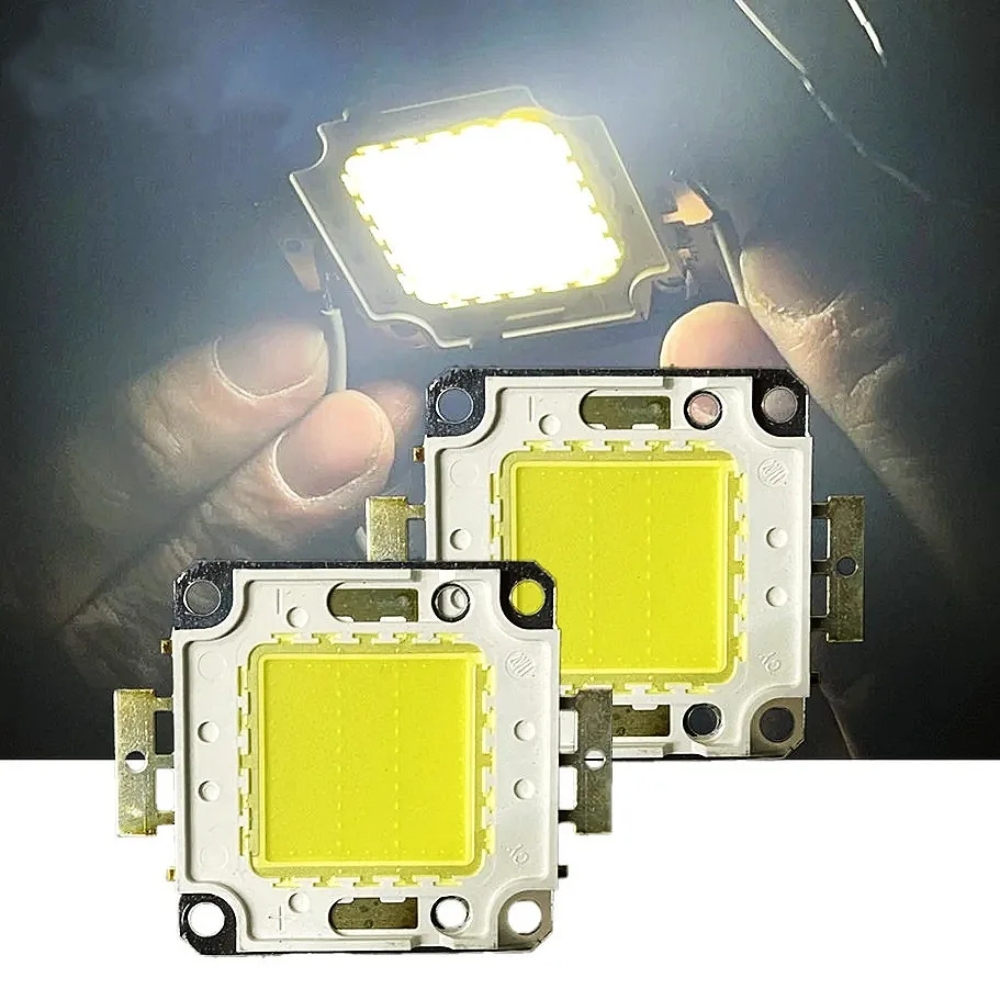 LED Bead 10W 20W 30W 50W 100W Integrated High Power LED COB chip 3500K 6500K  For Highbay Floodlights Street lights light source