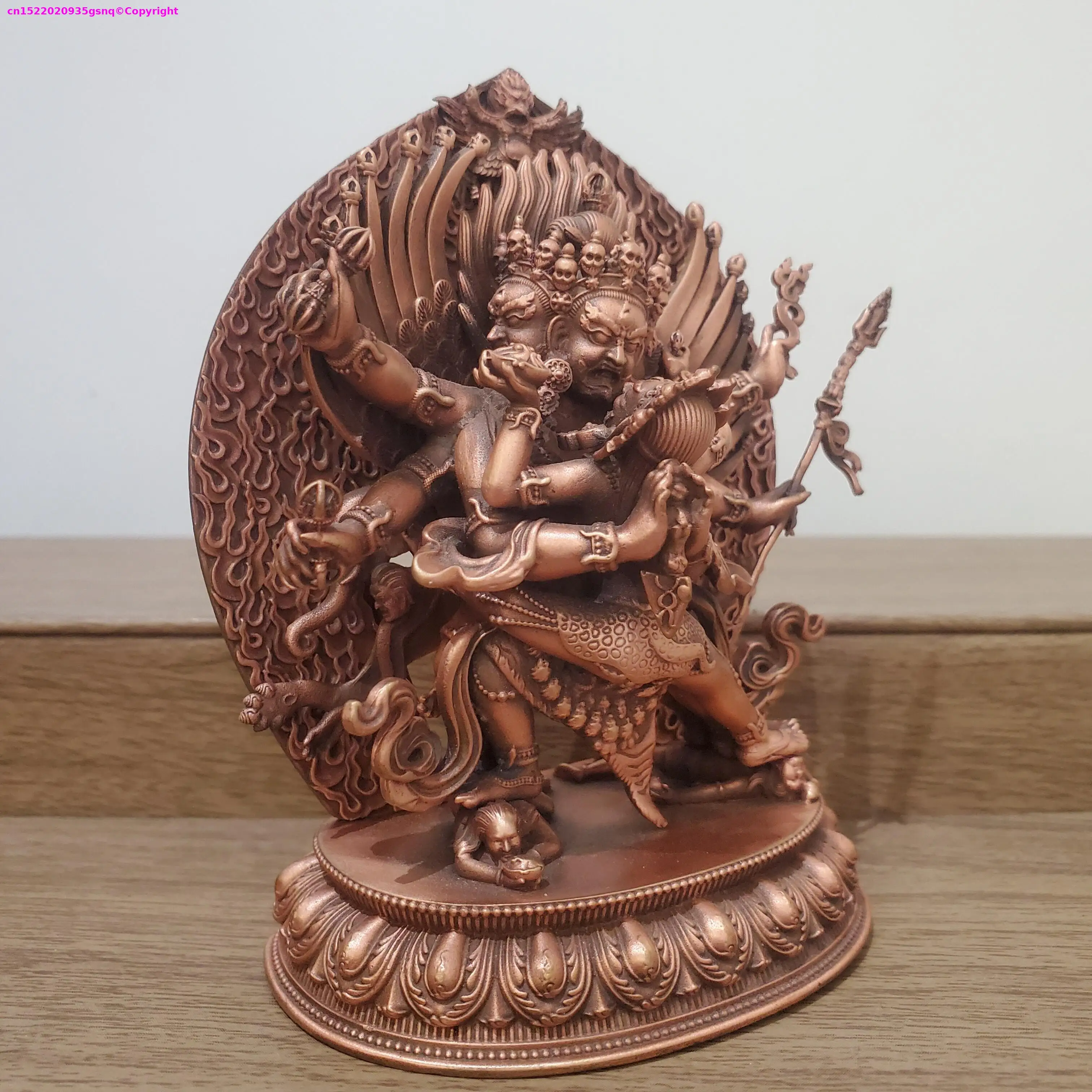 Special offer Exquisite copper carving Yab-Yum Buddha Pupa Vajra Buddha statue Vajrakila Buddhist altar tibetan family worship