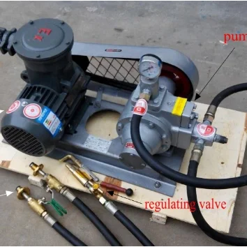 Factory price lpg filling station electric lpg gas transfer pump