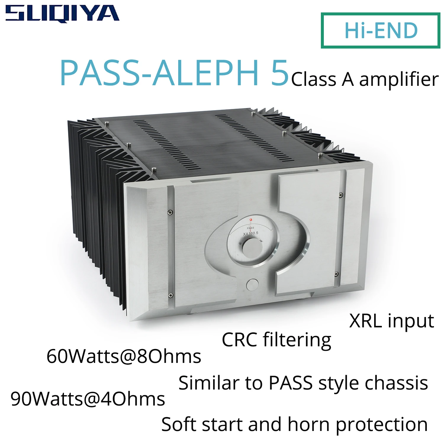 

SUQIYA-PASS ALEPH-5 Flagship Single-ended Pure Class A 60W+60W Power Amplifier Fever-grade Pure Class A Hi-End Power Amplifier