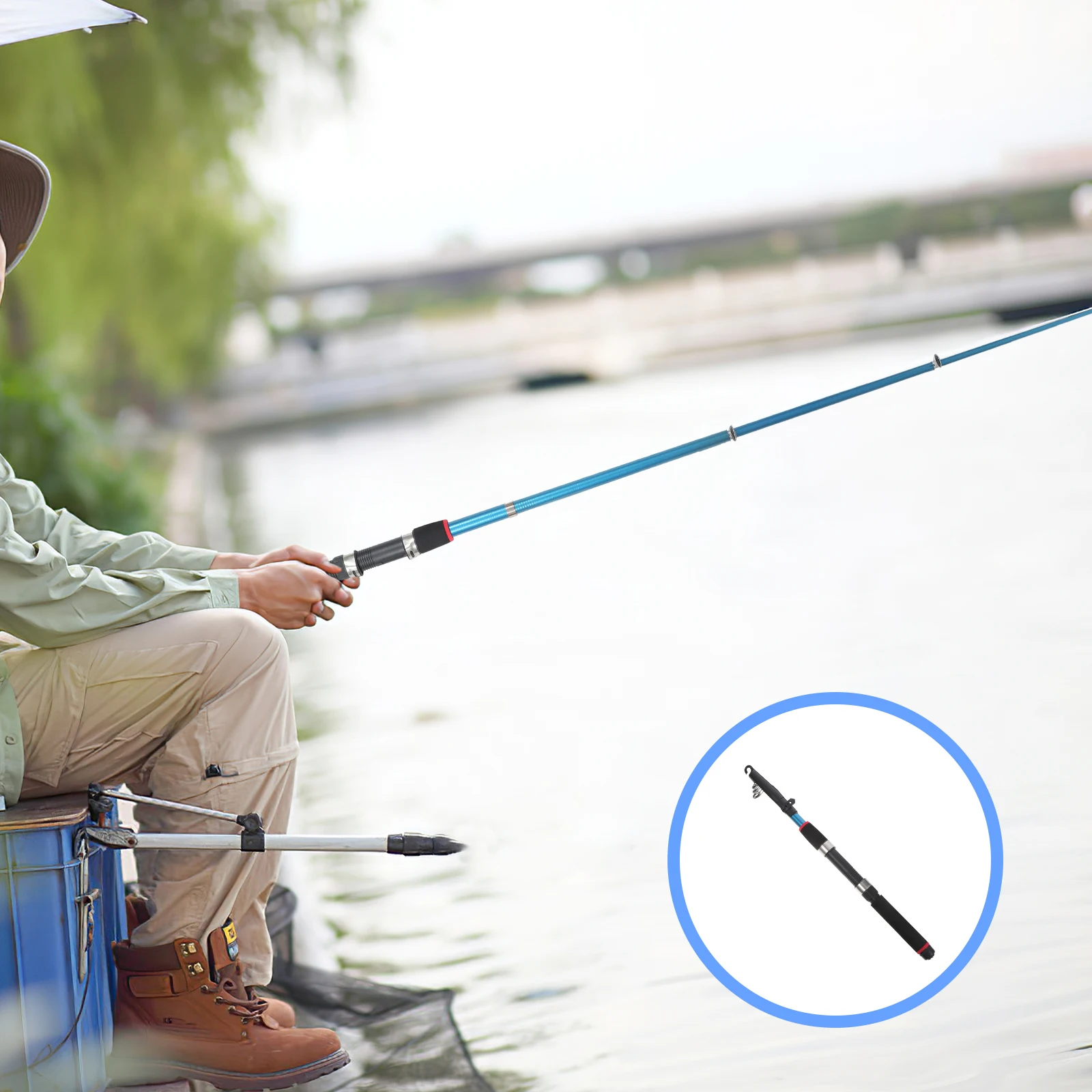 

2 .1 Sea Rod Fishing Gear Pole Salt Water Short Spinning Rods Saltwater Carbon FRP