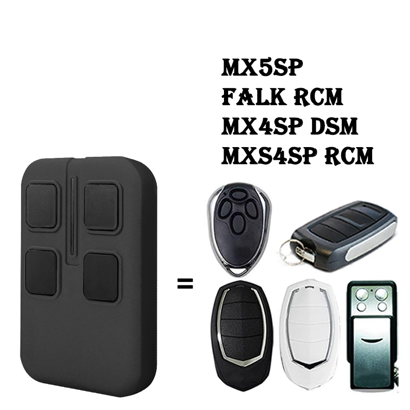 

Compatible With MOTORLINE FALK RCM Remote Control 433.92MHz For MOTORLINE MX4SP DSM MXS4SP RCM MX5SP Garage Door Remote Control