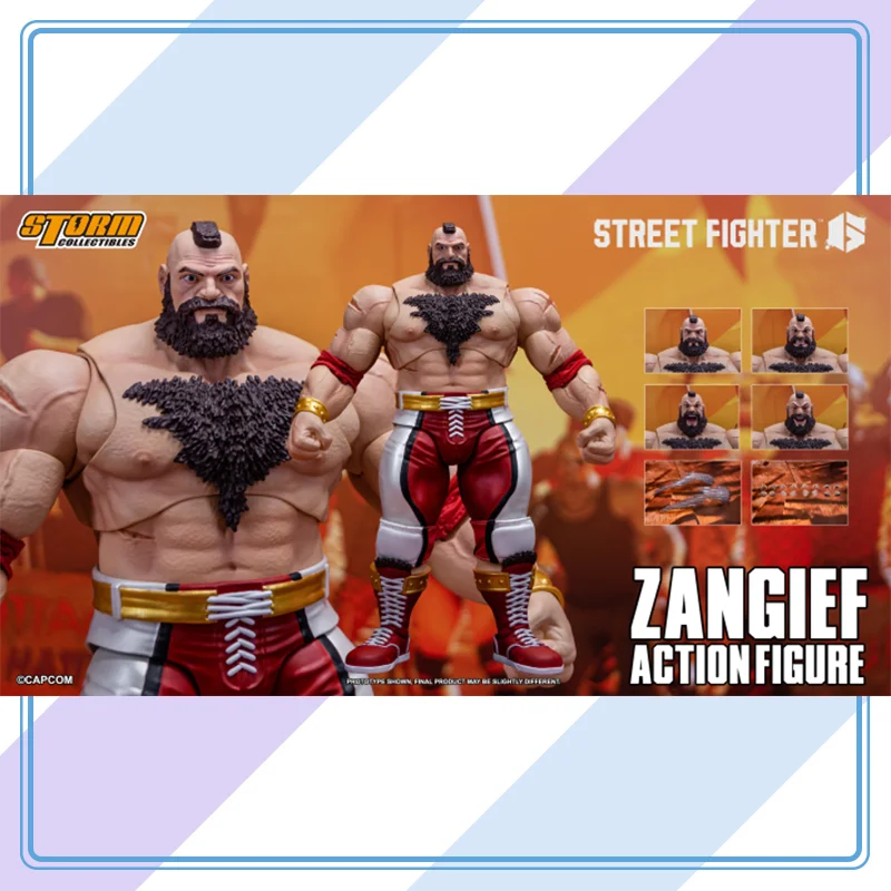 

【100%original】Storm ZANGIEF-STREET FIGHTER 6 Action Figure Collection Series Model Cartoon Character Action Figure Gifts Toys