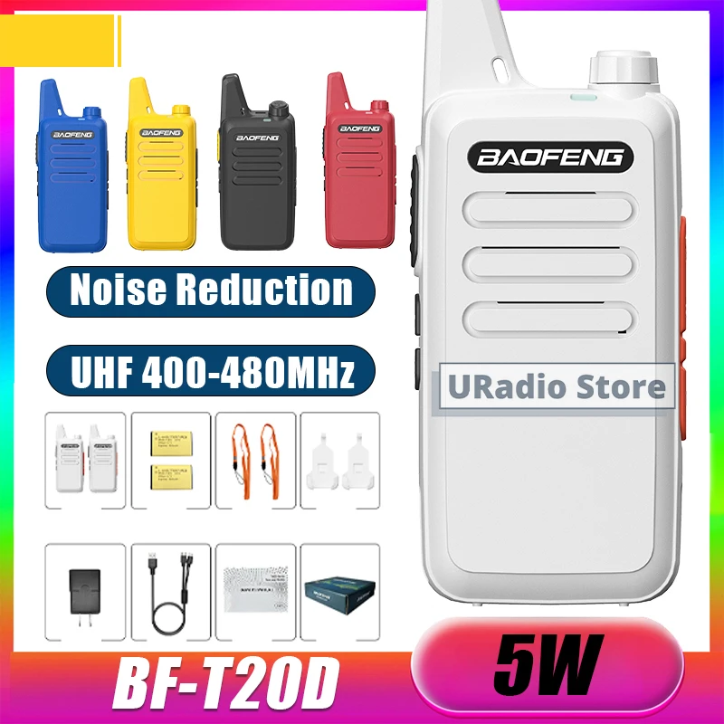 2-4-個-baofeng-bf-t20d-ポータブルトランシーバー-type-c-充電-400-480mhz-インテリジェントノイズリダクション-t20d-ミニ双方向ハムラジオ