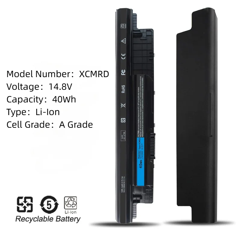 40wh XCMRD Battery for Dell Inspiron 15 3000 Series 3542 3543 17 3721 3737 15R 5537 17R 5737 14 3421 3437 14R 5421 Latitude 3540