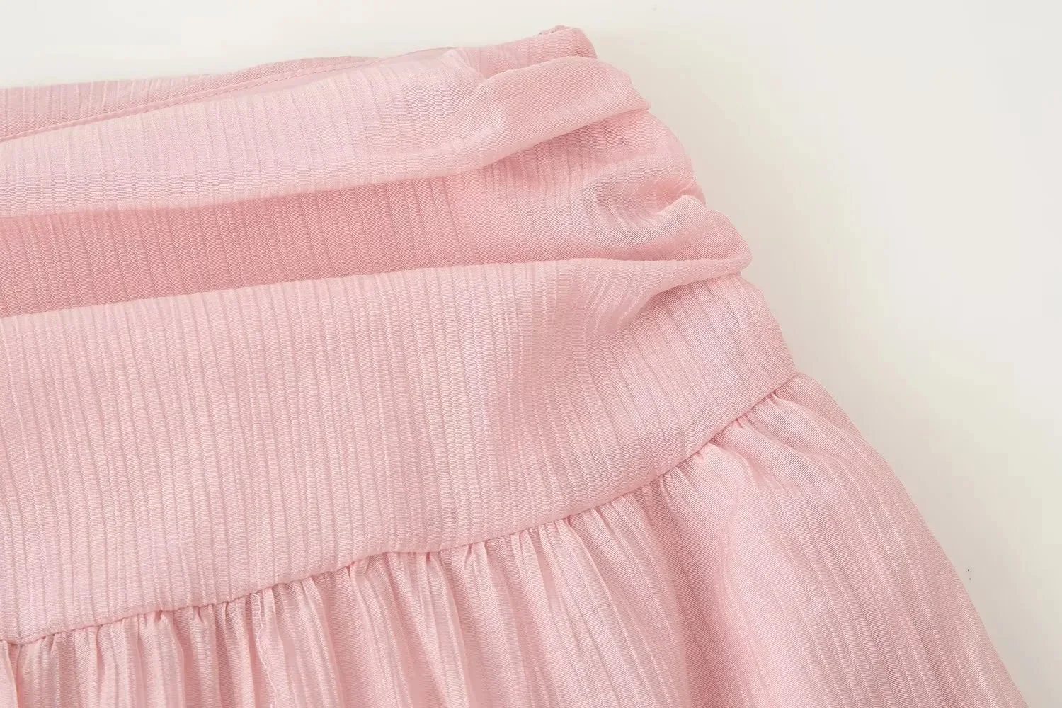 KONDALA Eleganter, süßer, schicker Damen-Rockanzug, O-Ausschnitt, kurzes Oberteil mit Schleife, langer Rock mit Schnürung, modisch, Herbst 2026, Party- und Abendgarderobe – Detail 20