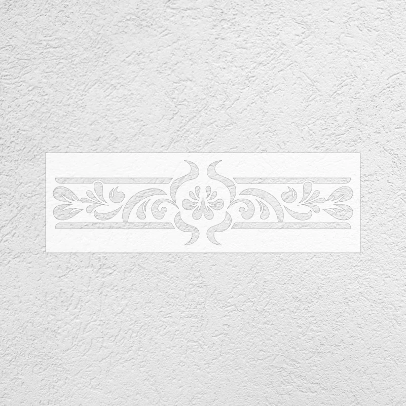 80cm - 120cm Stencil For Painting Decor Decorative Template To Paint Putty Drawing Wall Large Damask Border Baroque Rococo S426