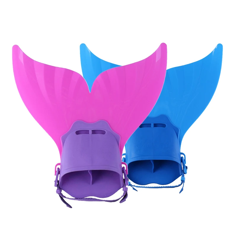 

Mermaid Tail Fin Children's Swimming Training Single Snorkeling and Diving Equipment Sports and Entertainment Swimming Training