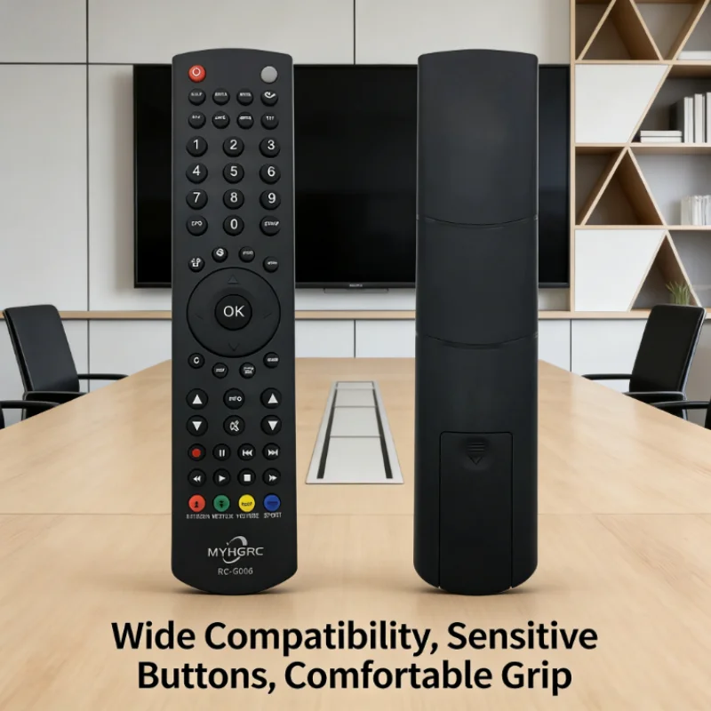 

RC-G006 Full-Function Universal Remote Control MYHGRC, Perfect Replacement with Netflix/YouTube/Amazon Shortcuts for Smart TV