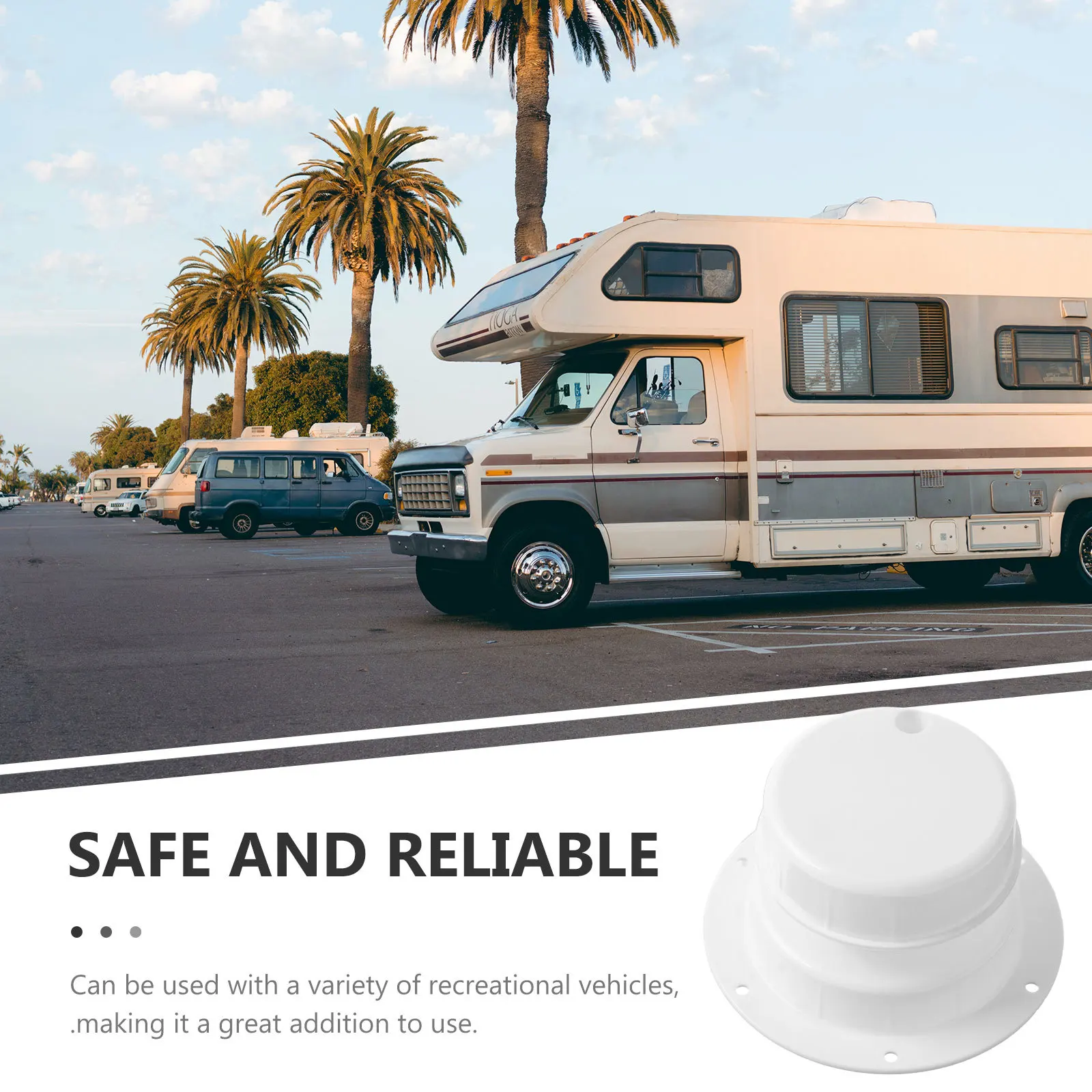 

Rv Roof Vent Cover Reliable Plastic Material Rv Sewer Vent Cap Easy Installation Air Circulation Odor Elimination