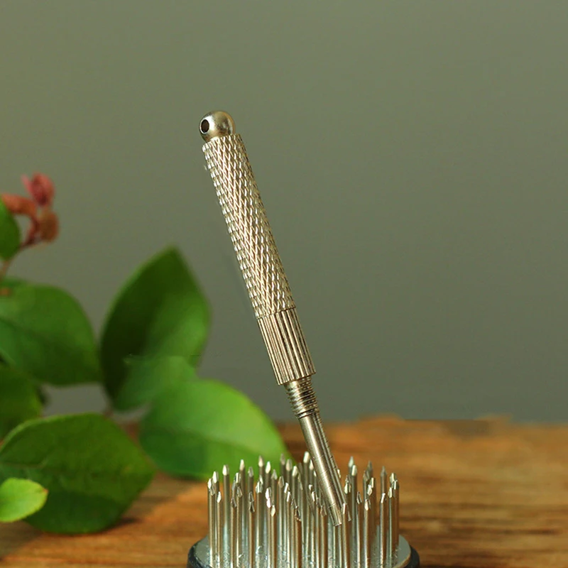 Cepillo de limpieza Kenzan Floral para arreglos florales, herramienta japonesa Ikebana para limpiar agujas florales