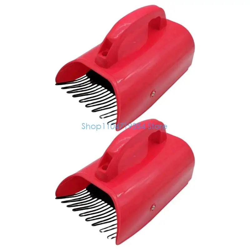 0XLD High Efficiency Blueberry Picking Tool Plastic Fruit Harvester Ergonomic Handle
