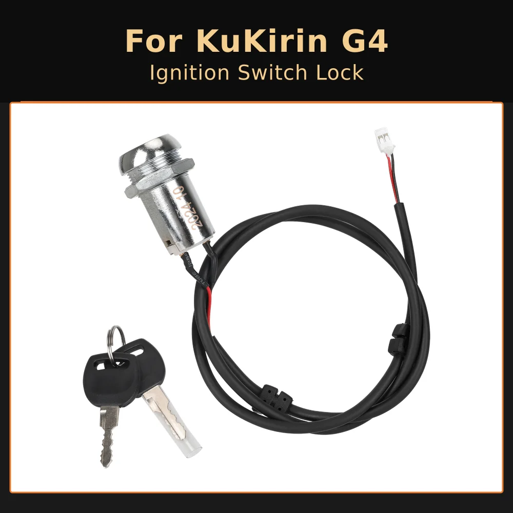 Ignition Switch Lock with Keys for KuKirin G4 Electric Scooter – Electric Door Lock Cylinder, Scooter Key Switch lock Parts